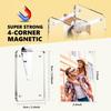 2/4/8 Stück Auto-Bildhalter, Acryl-Magnetischer Personalisierter Foto-Halter Autozubehör Auto-Foto-Halter Auto-Sonnenblenden-Clip, Personalisierter Auto-Bilderrahmen