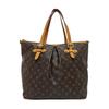 [Pre-Owned] Palermo Large Brown Coated Canvas Monogram Shoulder Bag - Fair #1DCIBG0