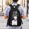 3D Print Demon Slayers Backpack for Boys Girls Guyu Tomioka School College Travel Bags Women Men Bookbag Fits 15 Inch Laptop