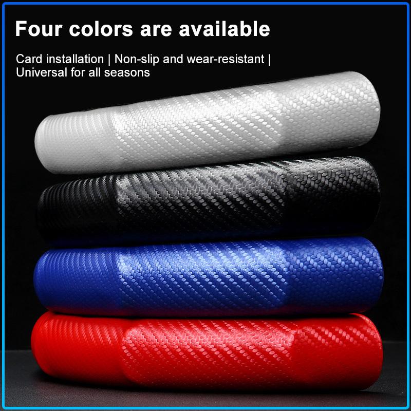 2pcs Carbon Fiber Non-Slip Steering Wheel Cover Car Accessories For BMW M Performance 1 3 5 7 Series M3 M4 M5 M6 X1 X3 X5 X6 X7 E30 E34 E36 E39 E4