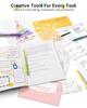 Four Candies Erasable Ballpoint Easy To Write and Perfect Gift for 0.7mm Pens, 24-Color Set, Knock-Style, Erasable,