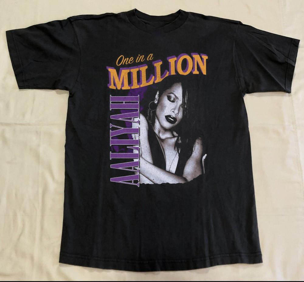 

Aaliyah One In A Million Tee Unisex Cotton T Shirt UB655 L