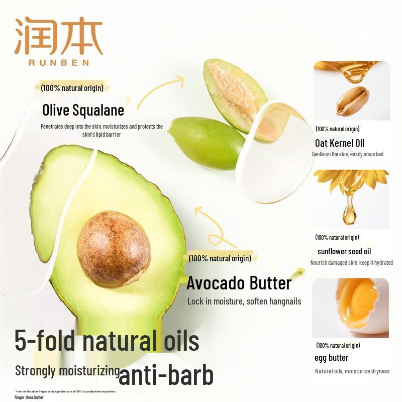 Runben Children's Cuticle Repair Cream (2-pack)