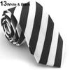 Casual Patterns Printed Smooth Necktie Gift Narrow Plaid Stripe Leopard Tie