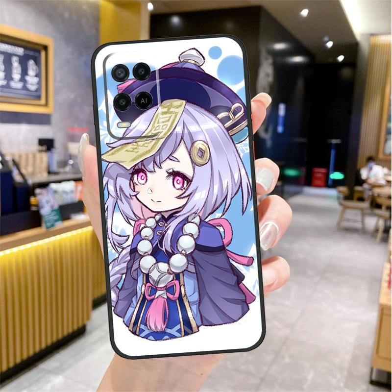 Genshin Impact Qiqi Case For Oppo A74 A54 A94 A78 A98 A18 A60 A80 A40 A38 A58 A96 A76 A16 A15 A17 A57 A77 A5 Pro