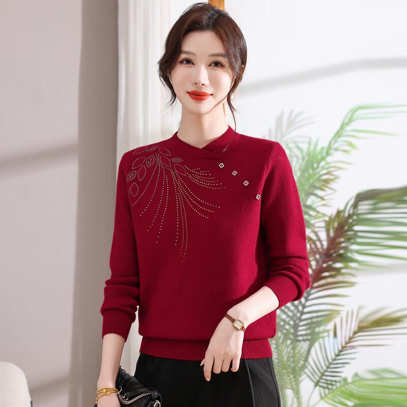Hodo Women's Fleece-Lined Knitted Sweater