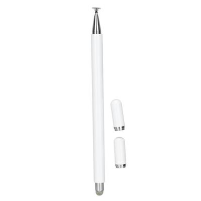 Stylus Pens 2 In 1 Accurate Control Aluminium Alloy High Durability Smart Touch PenWhite