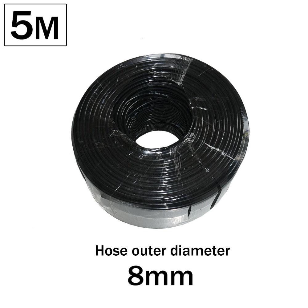 Outdoor Misting Cooling System Garden Irrigation Watering 8mm Brass Atomizer Nozzles Connector Kit for Patio Greenhouse