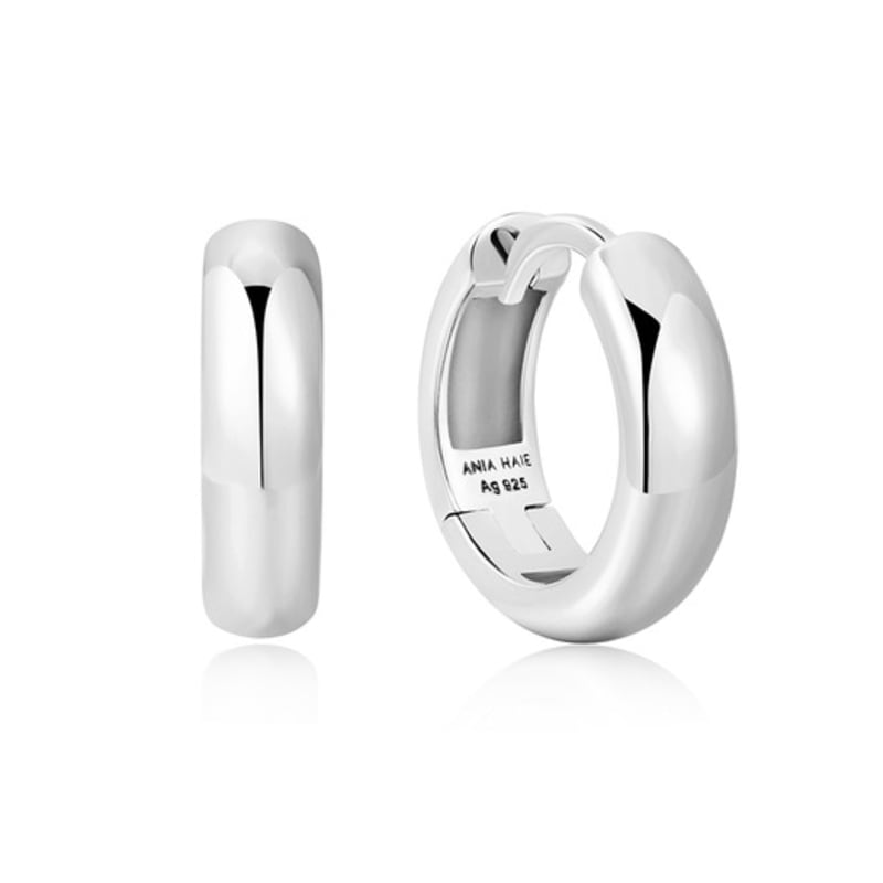 ANIA HAIE Silver Dome Band 925 Silver Ring Earrings E061-10H