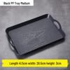 CNMF Double Handle PP Serving Tray
