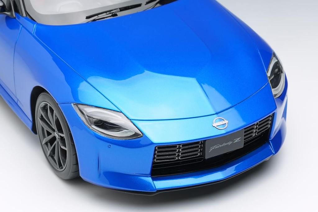 Makeup EIDOLON Scale Nissan Fairlady Z Version ST 2023 Seiran Black Finished Product 1/18 Blue/Super