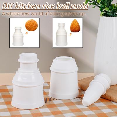 Cone Shaped Round Rice-meat Dumplings Making Machine Sushi Rice Potato Ball Making Tool Suitable for Home DIY Kitchen Gadgets