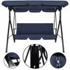 3-Seater Garden Swing, Blue