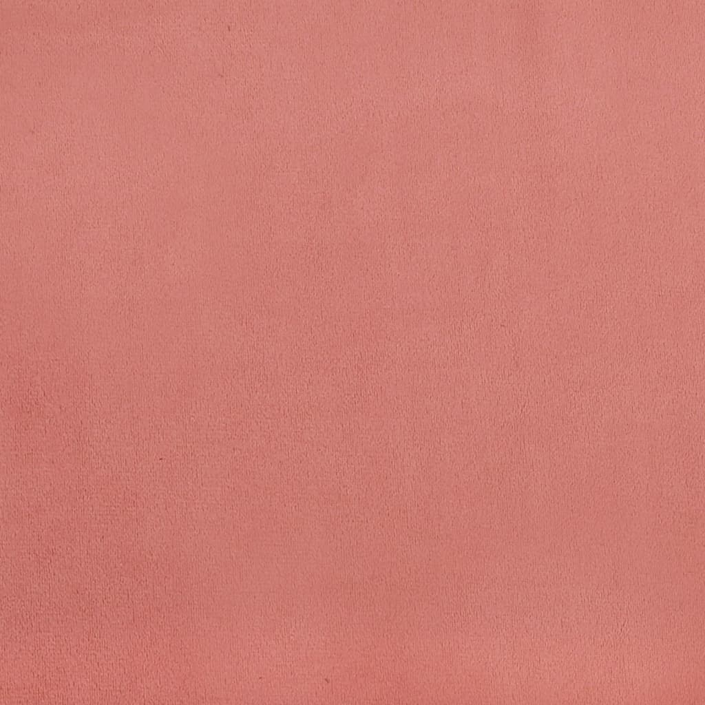 Pink Velvet Bench 70 X 35 X 41 Cm