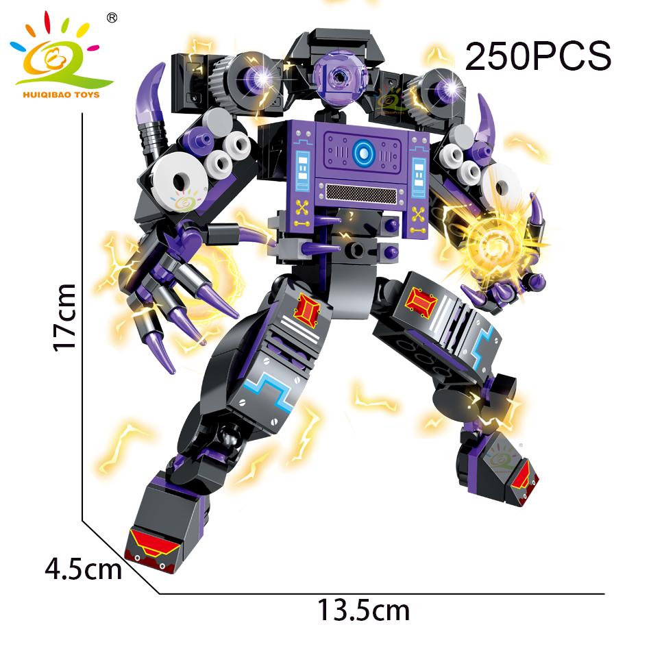 Non-Toxic Diy Skibidi Toilet Man Monitor Man Building Blocks Set Titan Speaker Man Titan Camera Model Bricks Toys For Children Adult