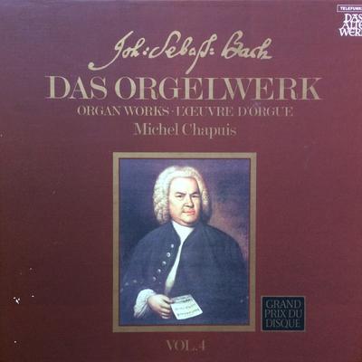 LP Record JOH: SEBAST: BACH - MICHEL CHAPUIS - Das Orgelwerk = Organ Works = L'Oeu BC25101 TELEFUNKEN 1974 Germany Classical Used