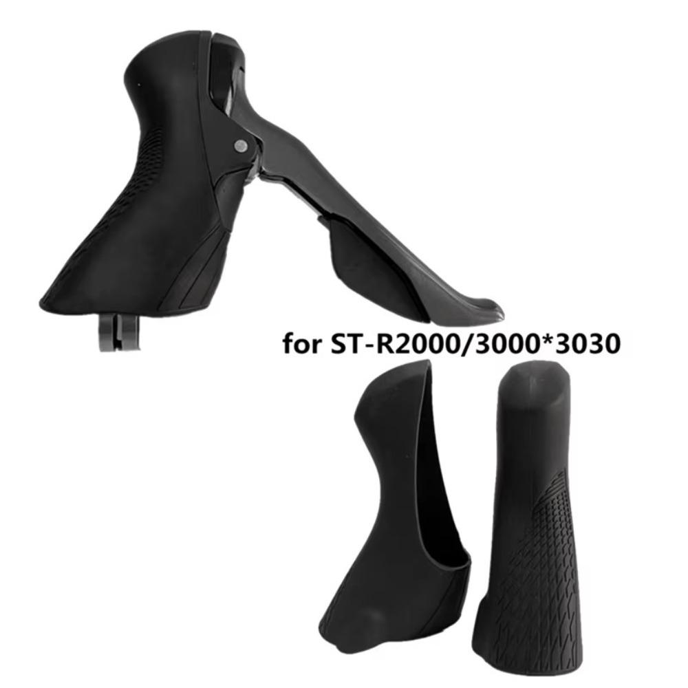 Black Brake Lever Bracket Cover Anti-Slip Bike Handle Sleeves Protector  for Sora R3000 3030