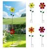 Pinwheels Metal Flower Decorative Garden Stake, Outdoor Garden Decor, Decorative ,Garden Stake for Lawn ,Patio ,Porch ,Garage