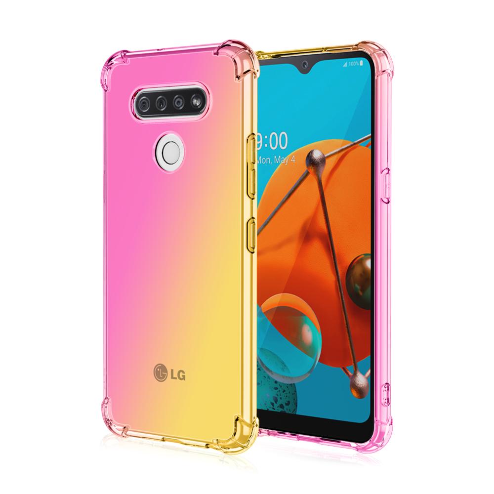 Buy Anti-scratch Air Bag Colorful Soft TPU Case for LG K51 Q51