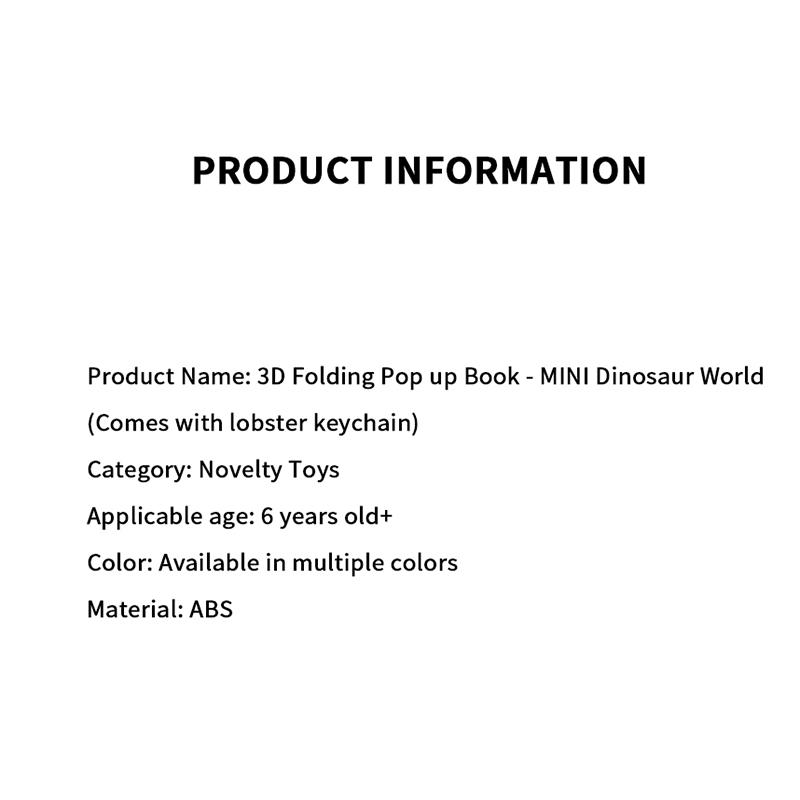 3D Mini Faltbuch Schlüsselanhänger Kinder Kinderspielzeug Angst Stressabbau Schloss Spielzeug Geburtstags Schmuck Geschenk Auto Schlüsselanhänger Schlüsselanhänger