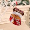 Retro Plush Christmas Stockings Gift Bags - Holiday Decorations & Gift Bags