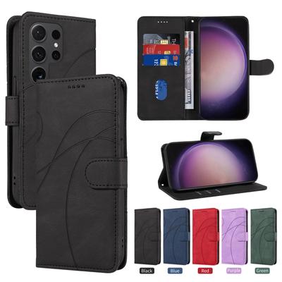 A 55 35 25 15 Multifunctional Flip Lines Leather Case For Samsung A55 A35 A25 A15 A05S A54 A34 A73 Magnetic Wallet Card Slot Stand Phone Cover