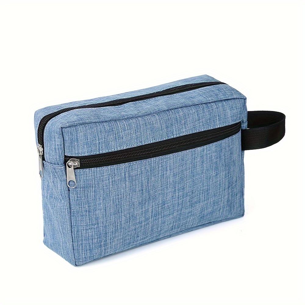 Large Capacity Toiletry Bag, Multifunctional Men's Shaving Organizer, Portable Travel Cosmetic Storage