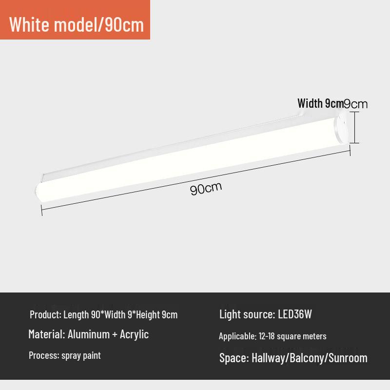 Minimalist Modern Waterproof Wall & Ceiling Light for Indoor/Outdoor Spaces