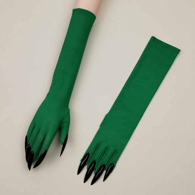 Halloween Claw Gloves Cosplay Performance Costume Accessories Elastic Nail Ghost Long Gloves Scary Decorations