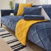 French Style Cotton Velvet Sofa Cushion Four Seasons Universal Non-Slip Leather Sofa Cover Cloth Universal Plush Cover Cover
