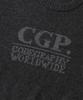 CGP (Women) Square Logo Knit_Charcoal