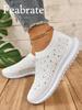 Running Shoes Casual  Shoes Round Toe Crystal   Pumps Single Shoes