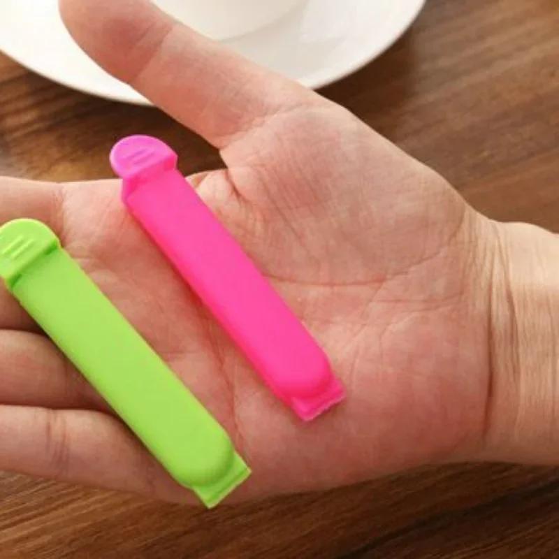 10 Stück Verschlussclip Lebensmittel Snack Verschluss Verschlussbeutelclips Mini Vakuumverschlussklemme Lebensmittelclip Plastikclip Küchenaufbewahrungswerkzeug