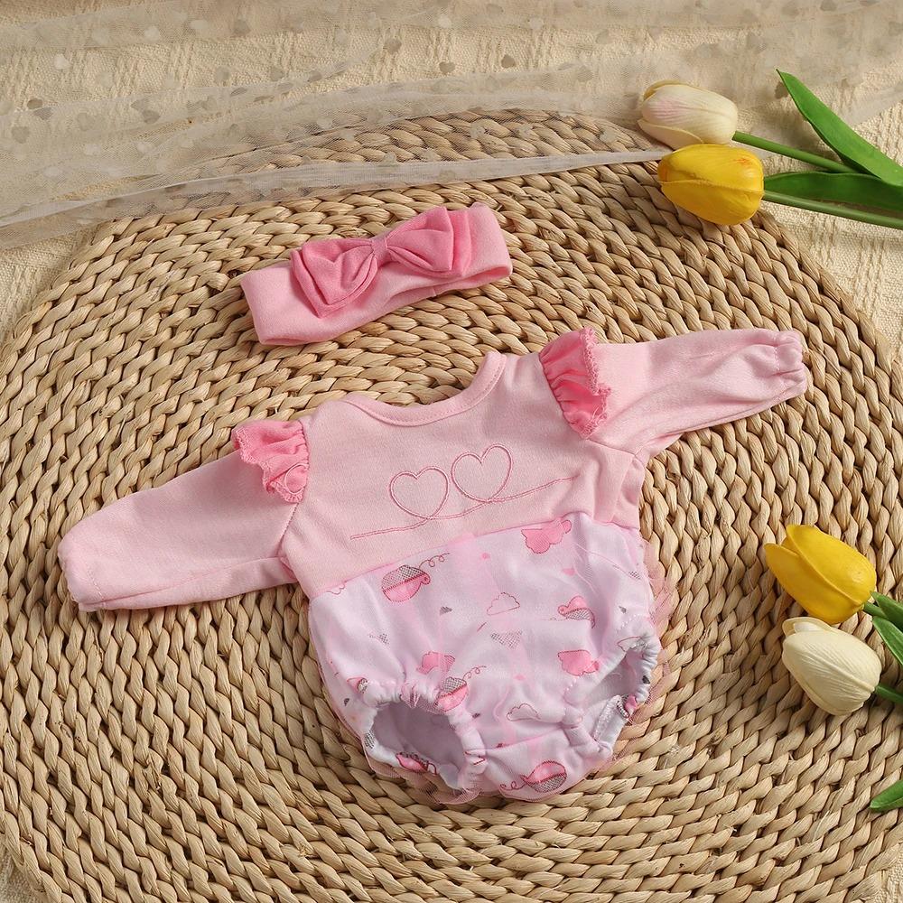 Nové 15palcové oblečení pro panenku Reborn Baby pro 40cm miminko Panenka Roztomilé Dětské Hračky Oblečení pro panenky Příslušenství Dítě Miniaturní Předměty Obleček Hračka