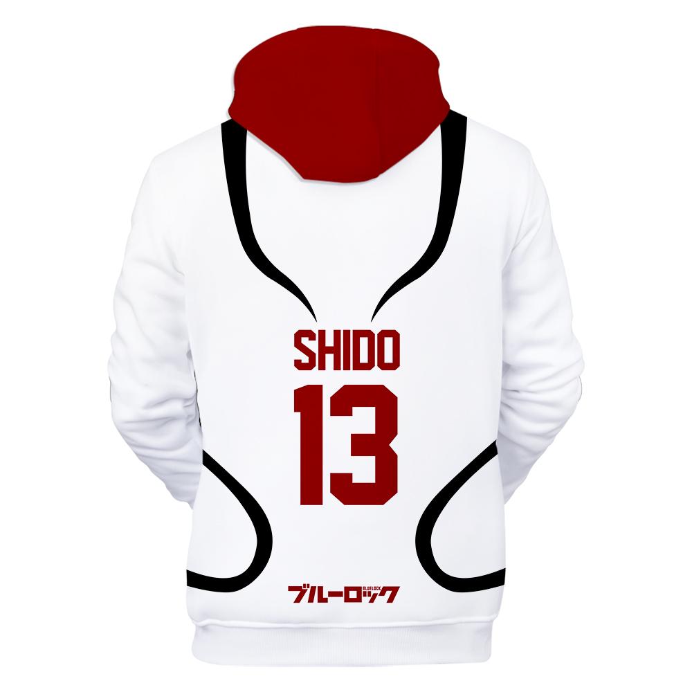 BLUE LOCK Hoodies Streetwear Cartoon Printed Hooded Sweatshirt Men Women Cosplay Sports Pullovers