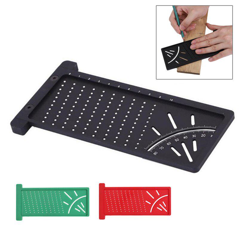Buy Precision Aluminum Alloy Wood Write Mark Line T-Type Cross-Ruler ...