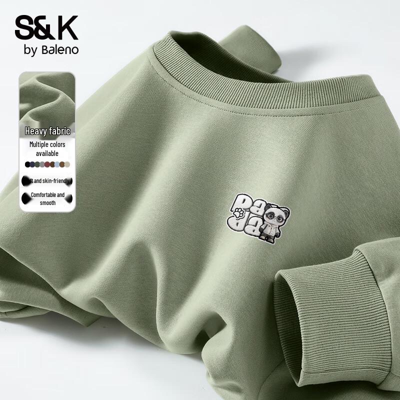 Baleno S&K Series Unisex Panda Print Crewneck Sweatshirt