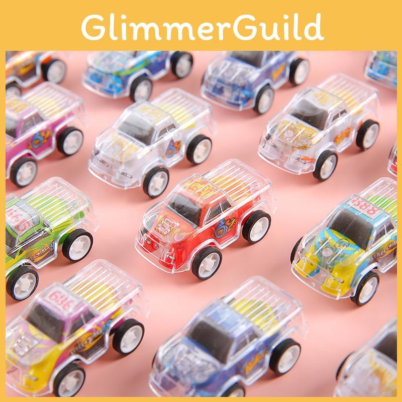 Mini Simulation Inertial Transparent Double Layer Graffiti Car Toy Children