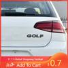 AAWP1 80% Hot 1PCS 3D ABS GOLF Car Letter Logo Sticker Tail Bumper Badge Auto Rear Trunk Emblem Styling Accessories For Volkswagen