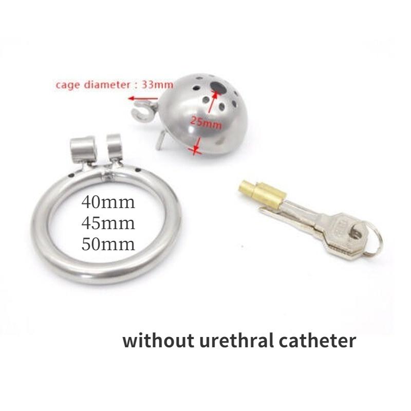 304 Stainless Steel Super Small Short Cage with Stealth Lock