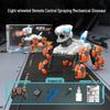 Gesture-Control Dinosaur Stunt Car: 8-Wheel Drift, Spray, Lights & Music Toy