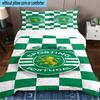Sporting Portugal Crest 3PCS Bedding Set 2D Printing (Includes 1 Duvet Cover + 2 Pillowcases Coreless), Bedroom decor,Fan gift
