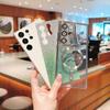 Electroplated magnetic suction love glitter mobile phone case is suitable for Samsung S25ULTRA lens film S24 S25 S23FE