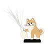Mini Puppy Pushing a Vase Ornament Push Bottle Refrigerator Magnet Whiskers Storage Refrigerator Magnet Cartoon