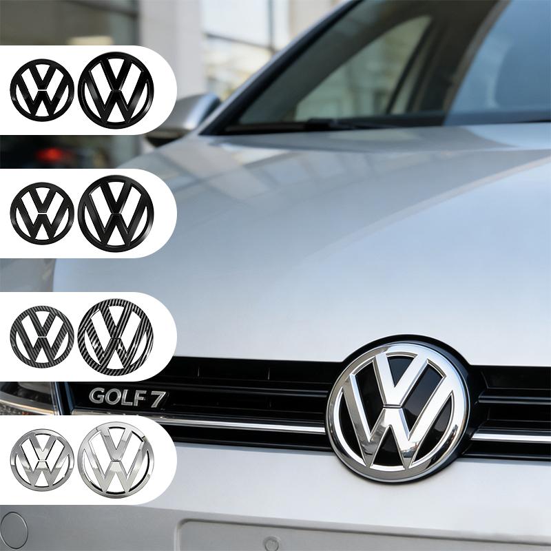 lijk1 5G0853601 5G0853630H Car Front Bonnet Grill Rear Trunk Emblem Logo Badge For Volkswagen VW Golf 7 MK7 2014-2017 Car Accessories
