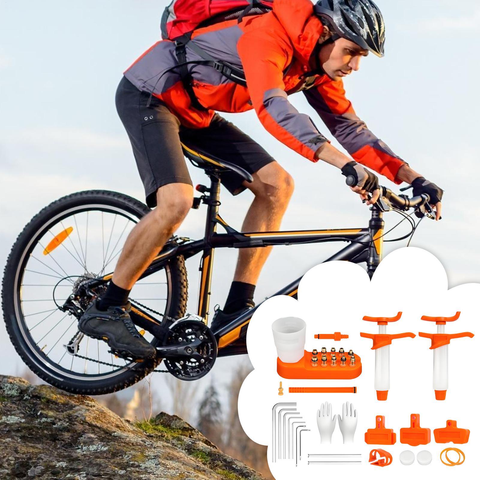 

Brake Fluid Bleeder Kit Cycling Oiling Kit Precision Bike Brake Oiling Tools For Mountain Camping Scooter Garage Outdoors CHINA
