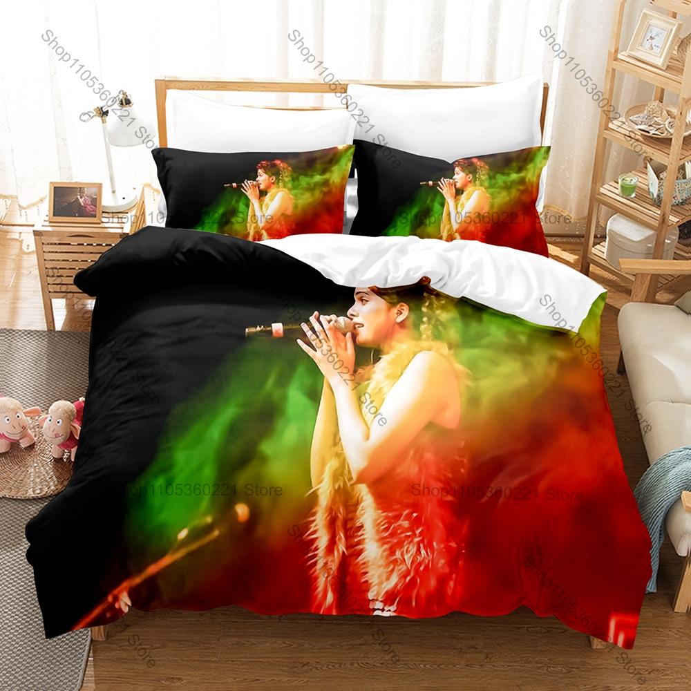 Personality Sanah Polish Singer New Bedding Set Soft Duvet Cover Pillowcase Music Fans Bedroom Home Decor