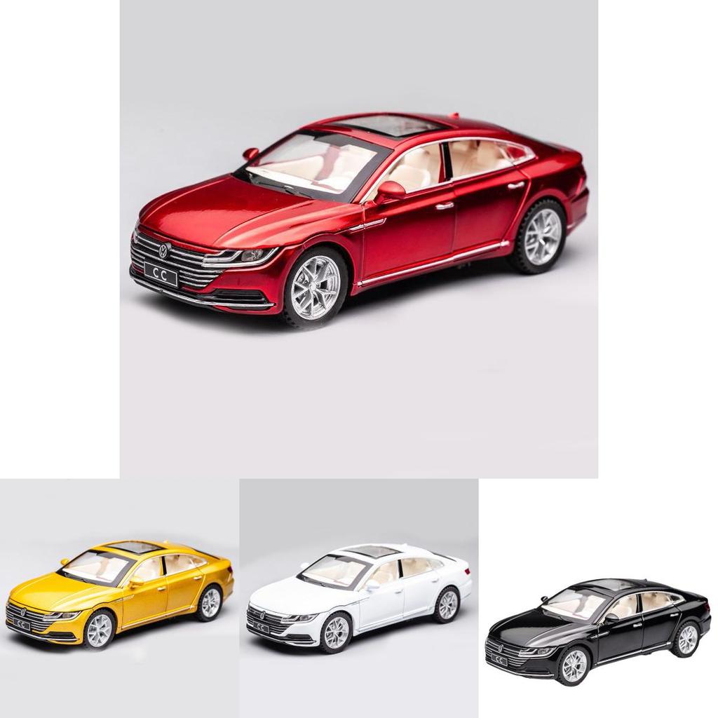 Volkswagen Cc Druckguss-Legierungsspielzeug mit Sound und Licht für das Spielzimmer von Kindern