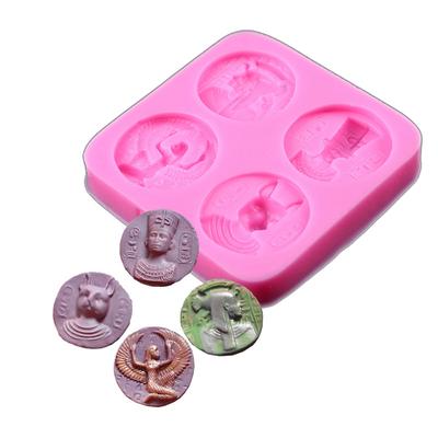 Egypt Sphinx Pharaoh Silicone Cake Mold Cake Decorating Tools Cookie Chocolate Moulds  Fondant Molds