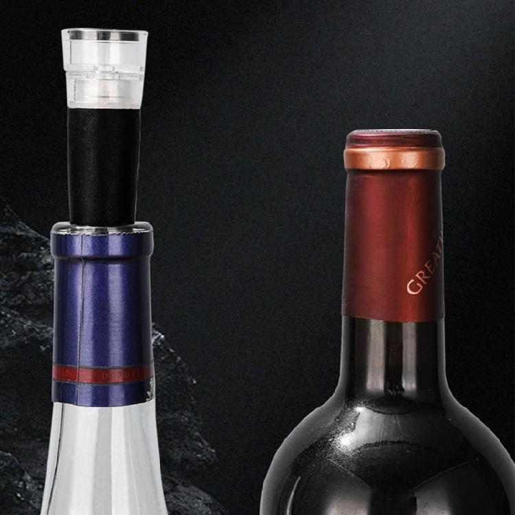 Wine Bottle Sealers Spill Proof Vacuum Technology Food Safe Silicone Construction Wine Preservations Accessories